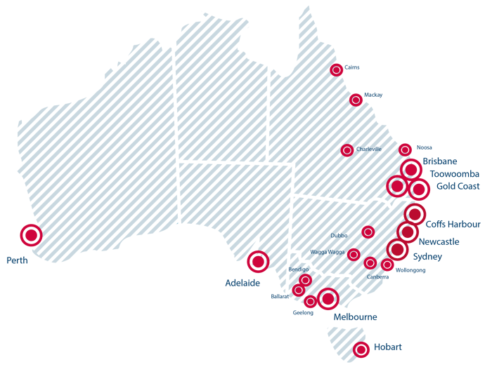 Map of Australia